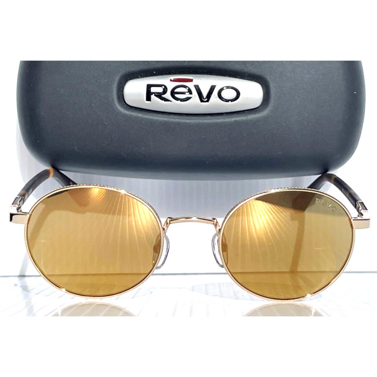 Revo Riley Polished Gold Polarized Champagne Lens Sunglass RE 1143 04 CH