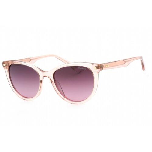Polaroid Core Women`s Sunglasses Pink Plastic Full Rim Pld 4111/S/X 035J XW