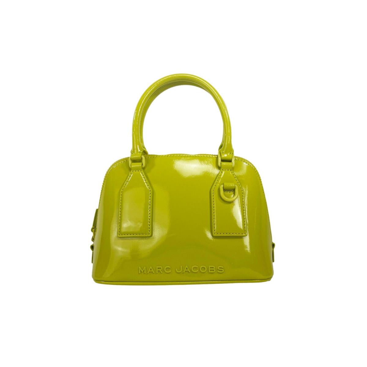 Marc Jacobs Small Citronelle Patent Leather Dome Satchel Crossbody Bag