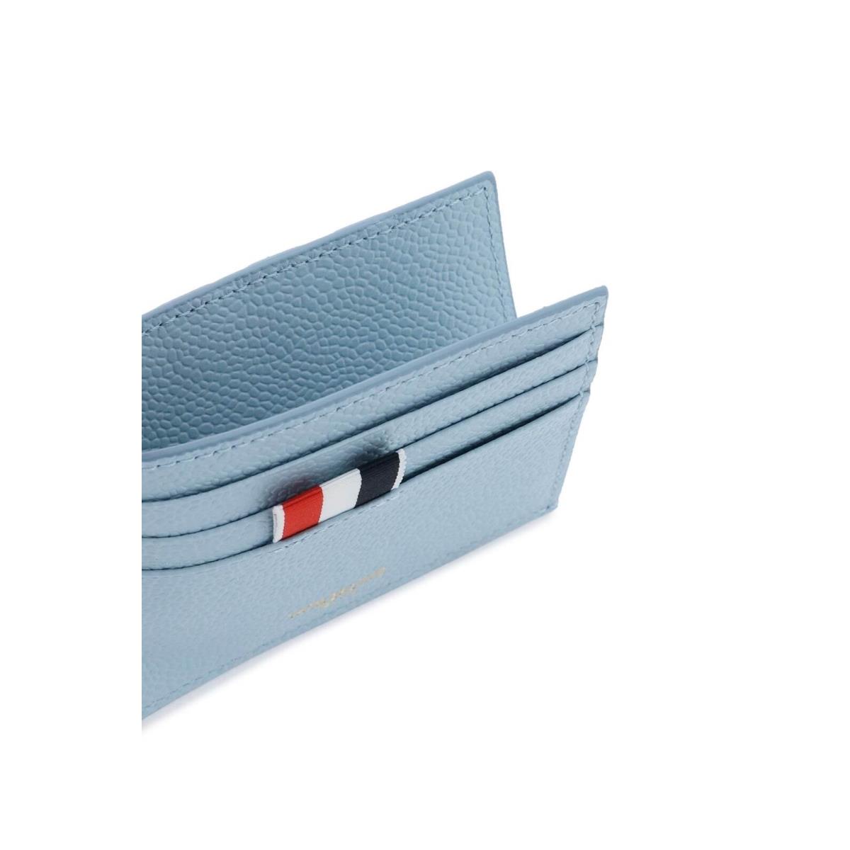 Thom Browne 4-Bar Leather Card Holder