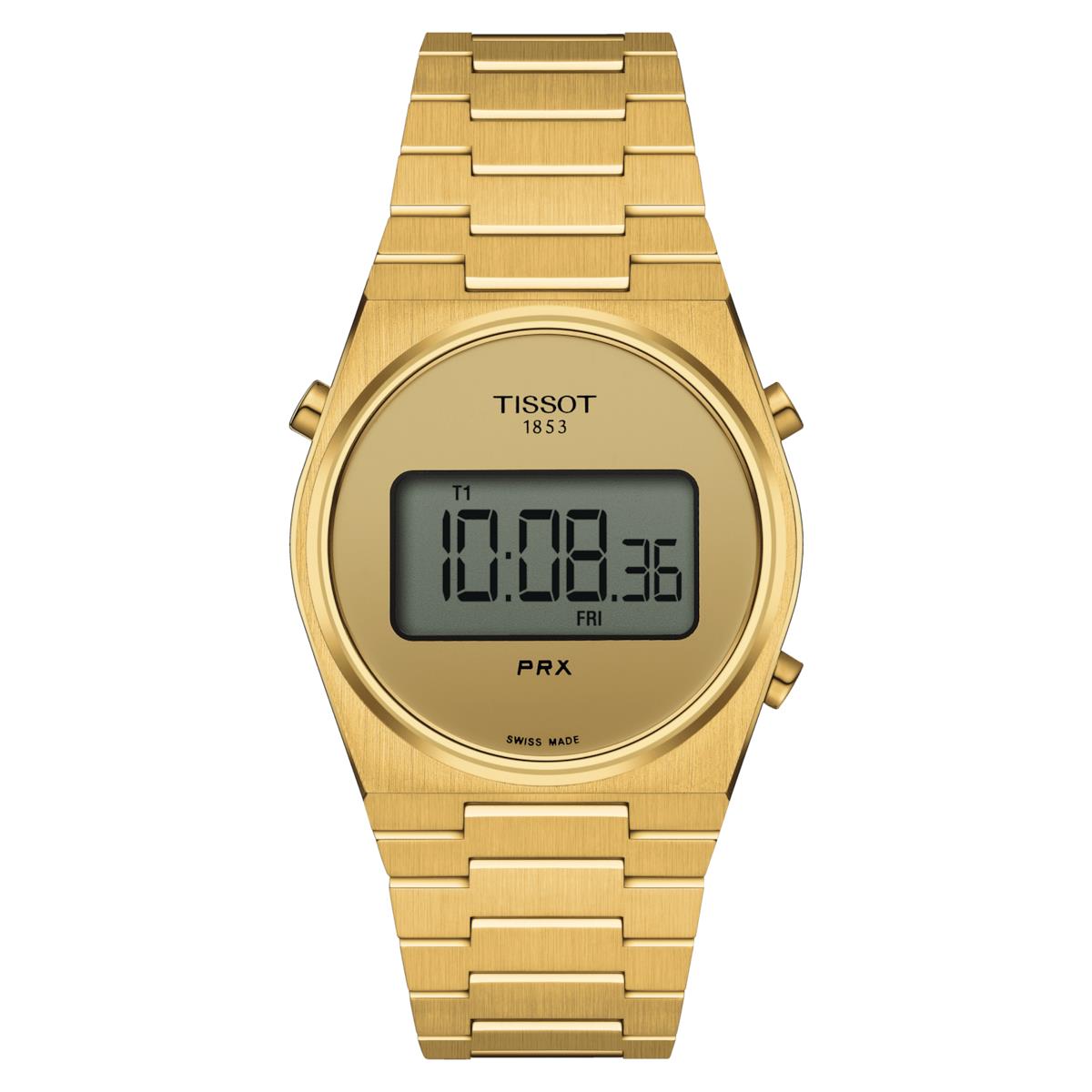 Tissot Prx Digital Gold Pvd Stainless Steel 35mm Watch T137.263.33.020.00