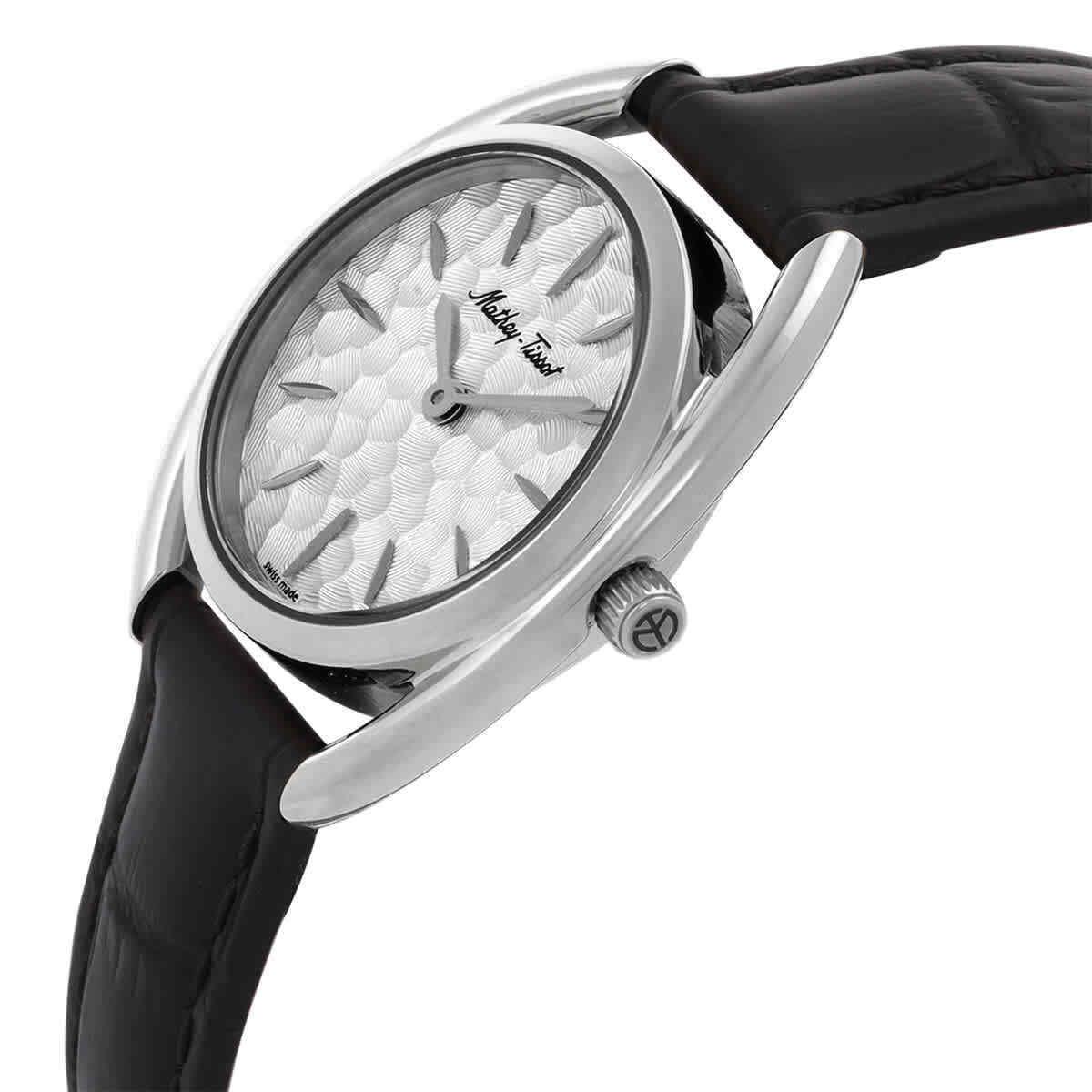 Mathey-tissot Saphira Quartz Silver Dial Ladies Watch D933ALI