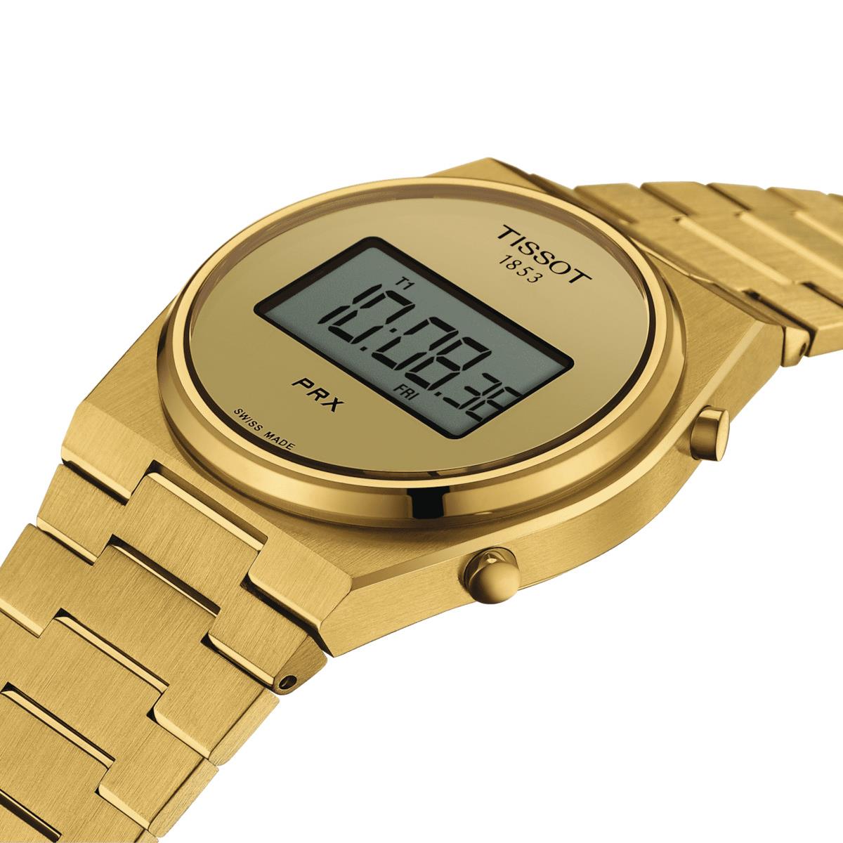 Tissot Prx Digital Gold Pvd Stainless Steel 40mm Watch T137.463.33.020.00
