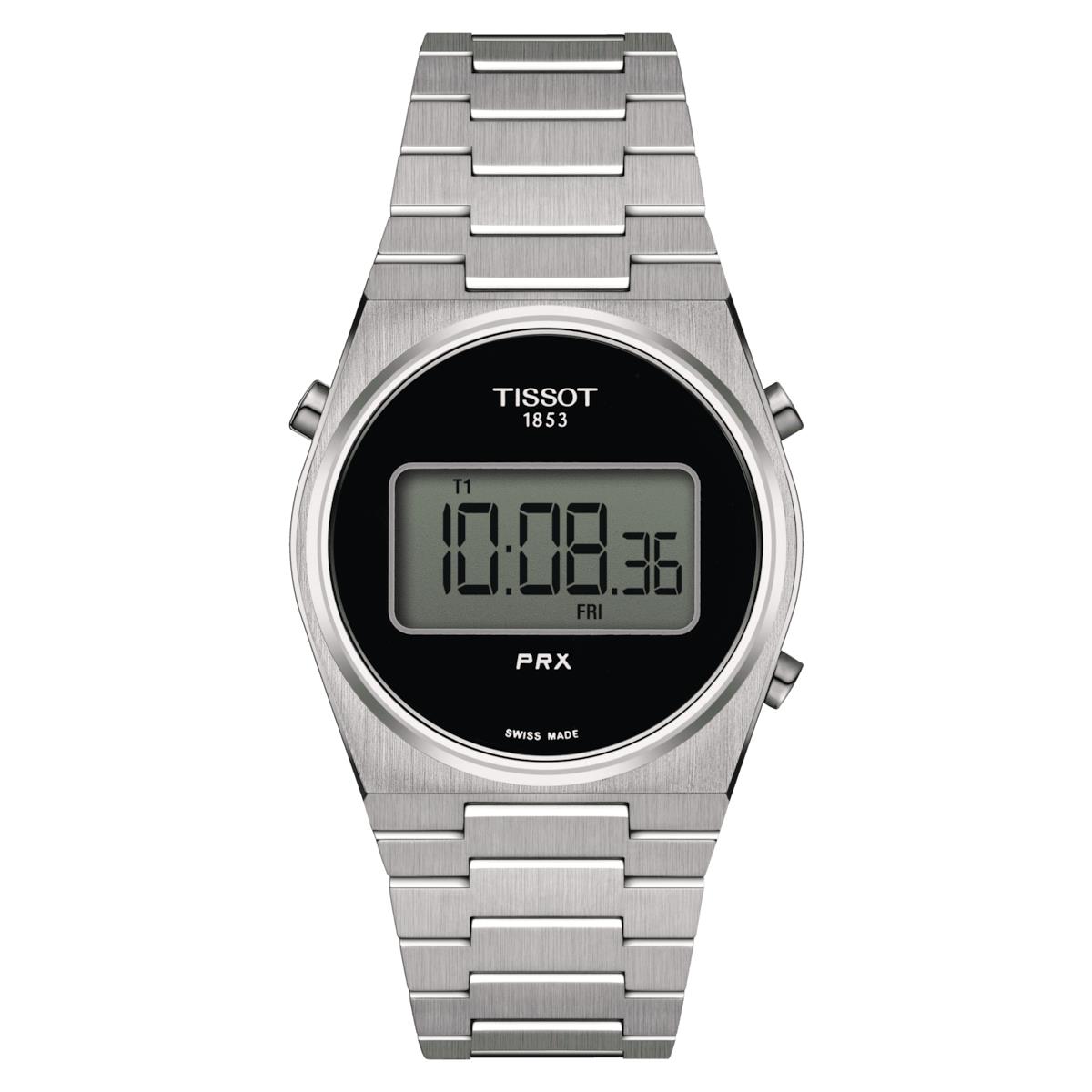 Tissot Prx Digital 35mm Black Dial Steel Unisex Watch T137.263.11.050.00