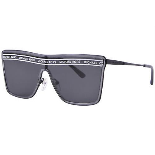 Michael Kors Tucson MK1116 188887 Sunglasses Women`s Black/dark Grey/white 35mm