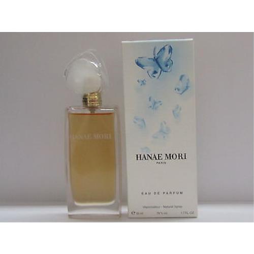 Hanae Mori by Hanae Mori For Women 1.7 oz Eau de Parfum Spray Blue Butterfly