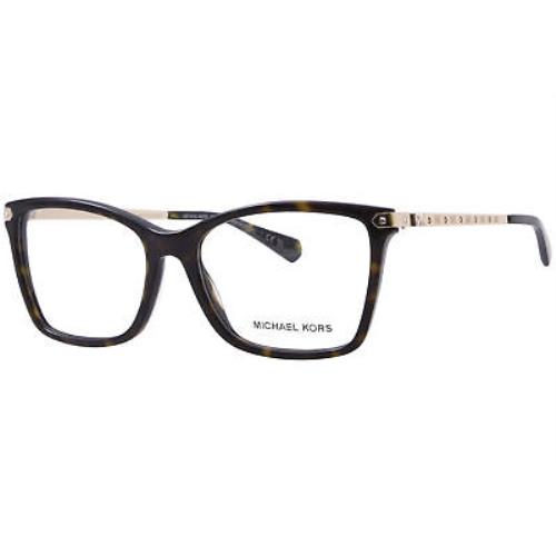 Michael Kors Caracas-bright MK4087B 3006 Eyeglasses Women`s Dark Tortoise 53mm