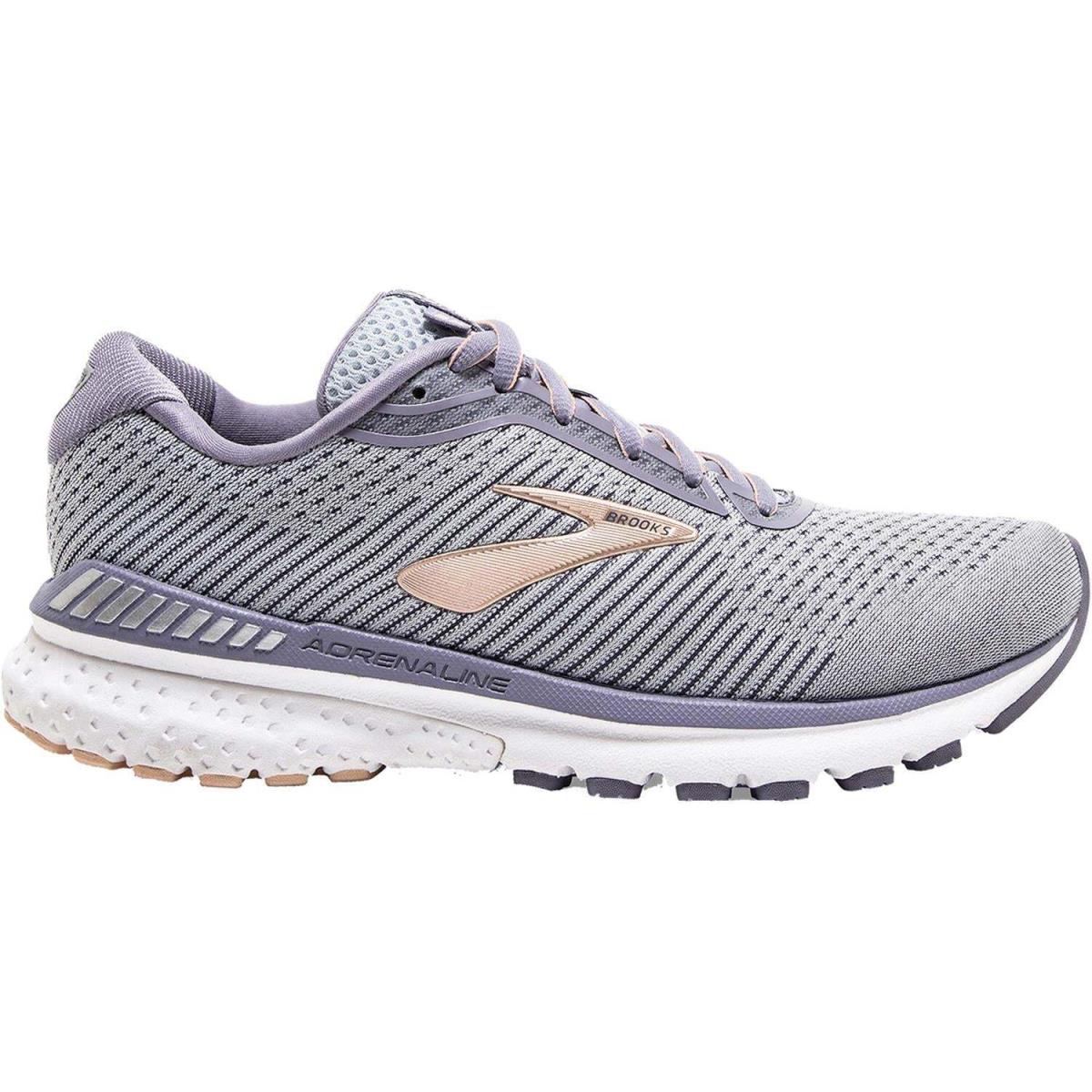 Brooks Adrenaline Gts 20 Women`s Wide D Grey/pale Peach/white