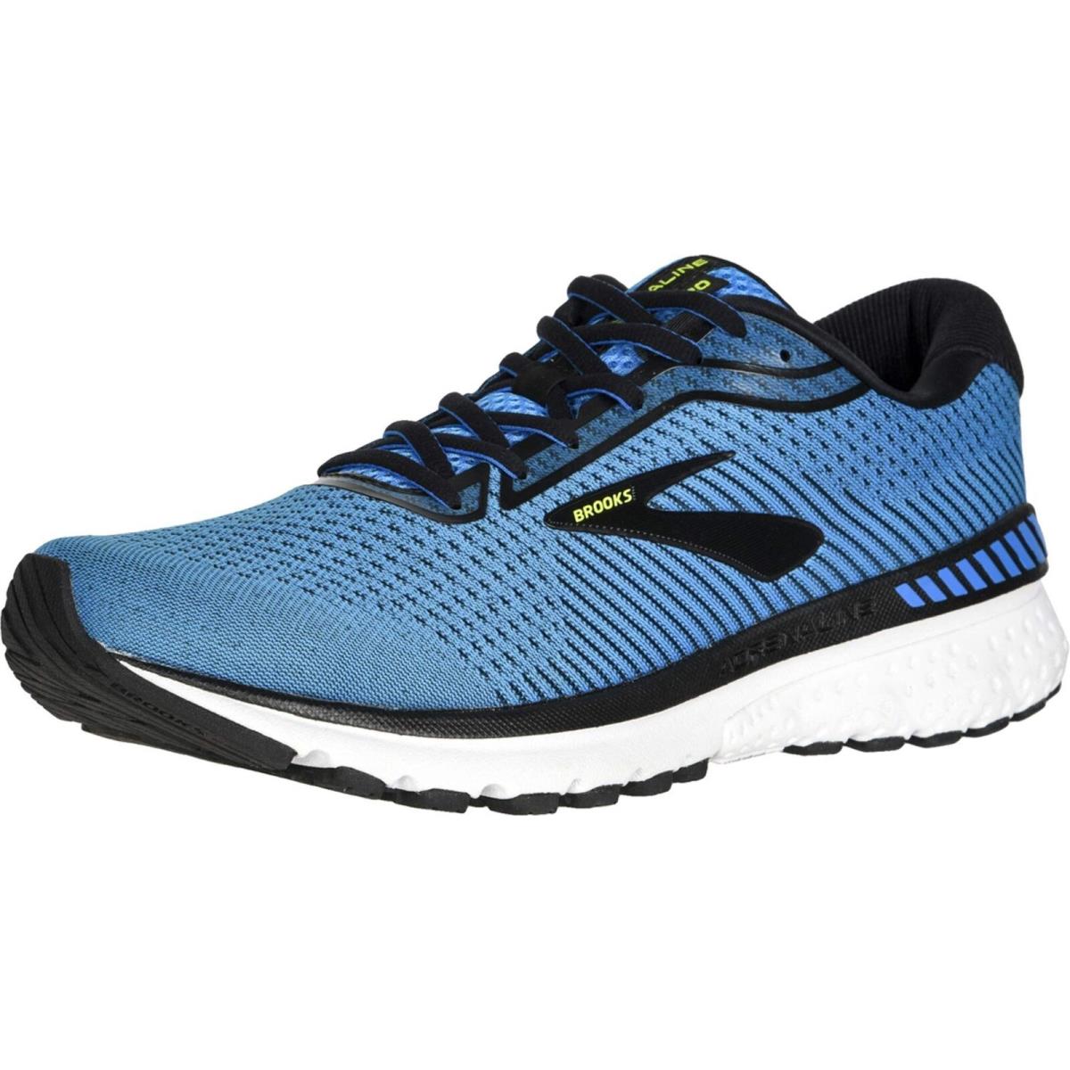 Brooks Mens Adrenaline Gts 20 Running Shoe - Blue/black/nightlife - D - 8.0