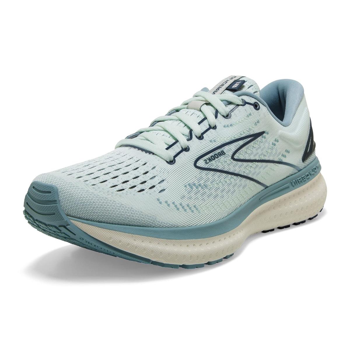 Brooks Women`s Glycerin 19 Neutral Runni Sz_8.5_Aqua Glass/whisper White/navy