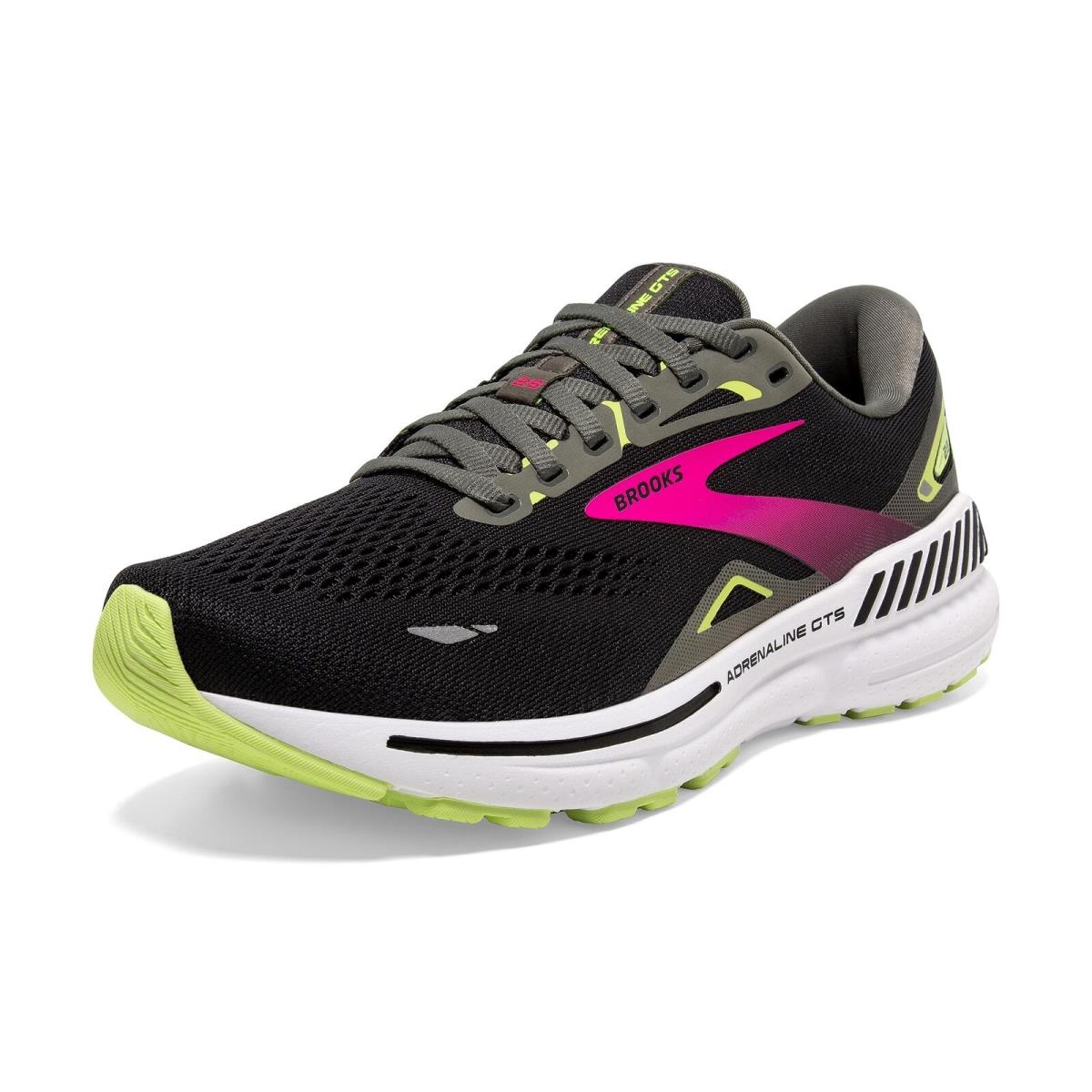 Brooks Women s Adrenaline Gts 23 Support Sz_6_Black/Gunmetal/Sharp Green - Black/Gunmetal/Sharp Green