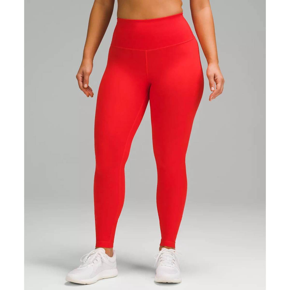 Lululemon Wunder Train High-rise Tight 28 Contour Fit Hot Heat Size 10. LW5EQBS