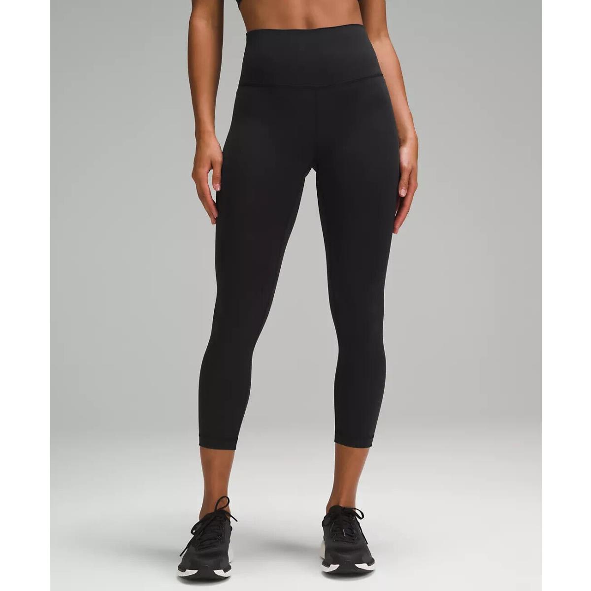 Lululemon Wunder Train High-rise Crop 23 Black. Size 2. LW5BGJS