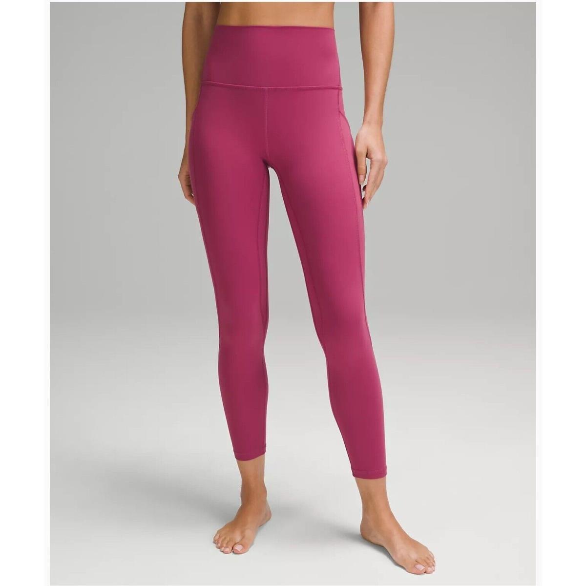 Lululemon Align Size 4 High-rise Pant with Pockets 25 Washed Mauve