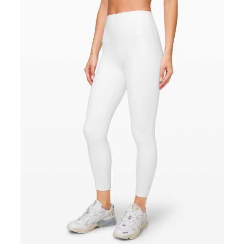 Lululemon Align HR Pant 28 Double Lined Wht 8