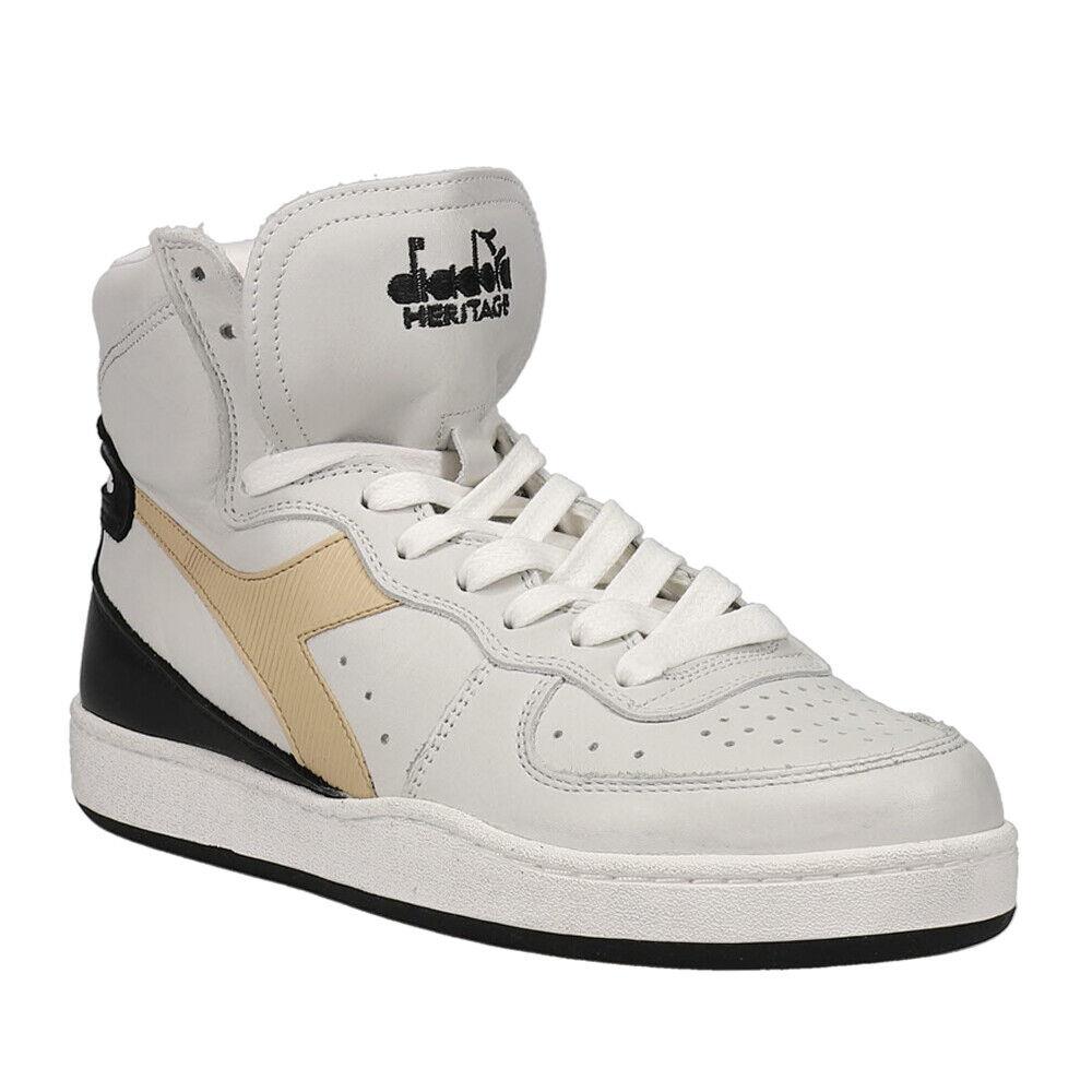 Diadora Mi Basket High Top Mi Basket High Top Mens Off White Sneakers Casual Shoes 158569-C95