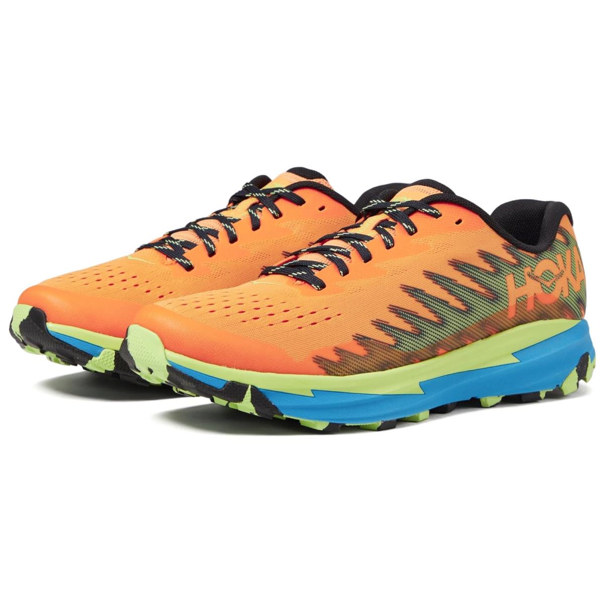 Man`s Sneakers Athletic Shoes Hoka Torrent 3 Solar Flare/Lettuce