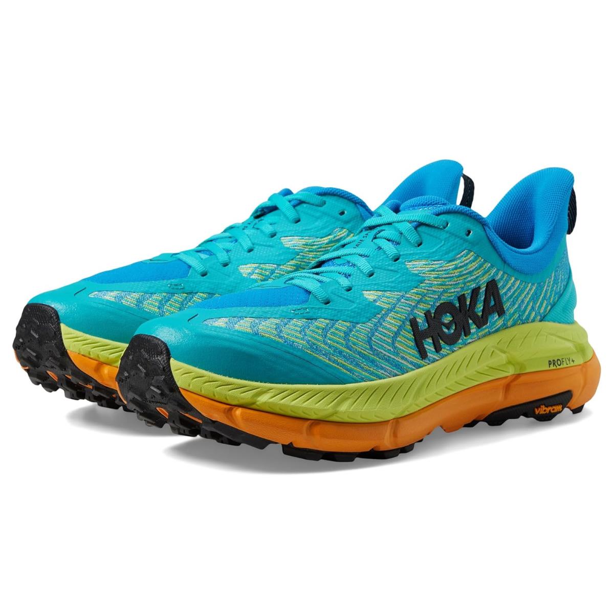 Man`s Sneakers Athletic Shoes Hoka Mafate Speed 4 Ceramic/Diva Blue