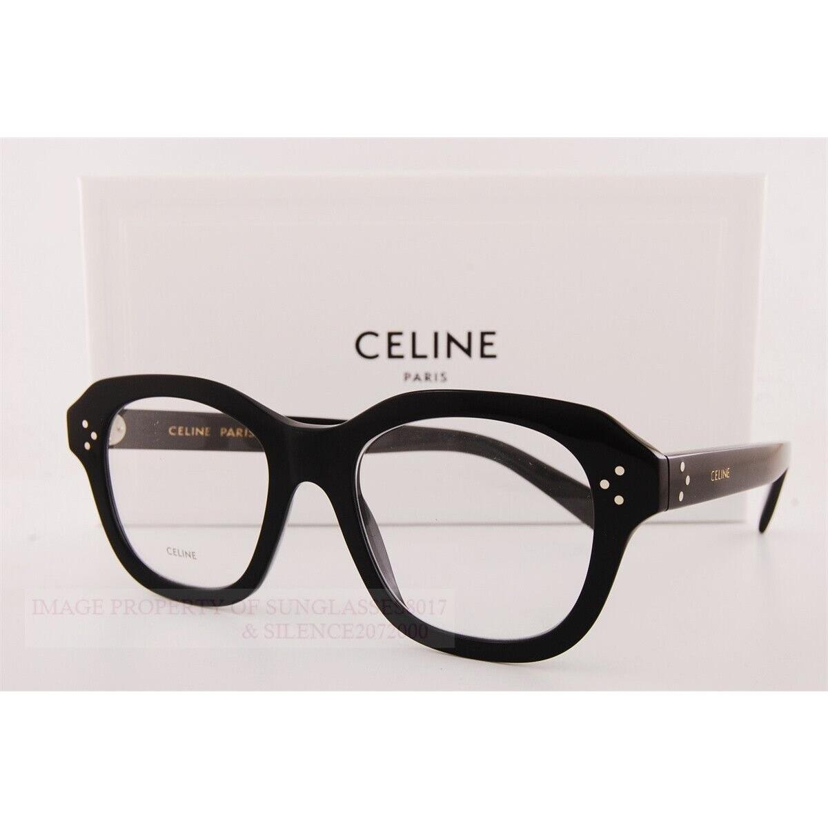 Celine Eyeglass Frames CL 50124I 001 Black For Women Size 50mm