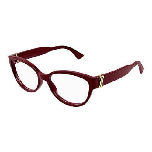 Cartier CT0450o-004 Red Red Eyeglasses