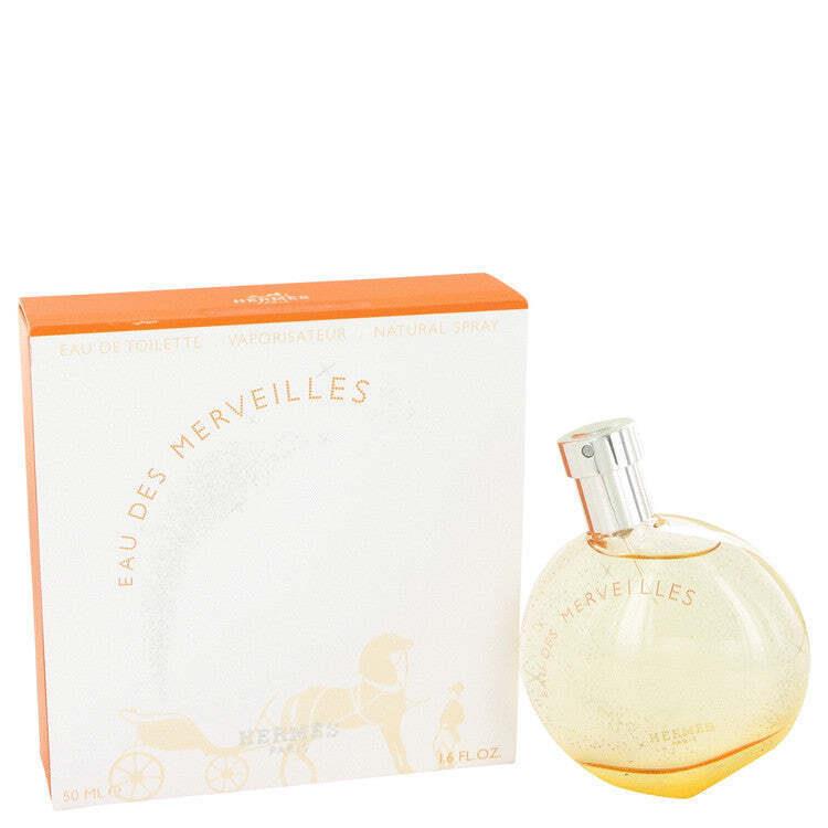 Eau Des Merveilles by Hermes Eau De Toilette Spray 1.6 oz For Women