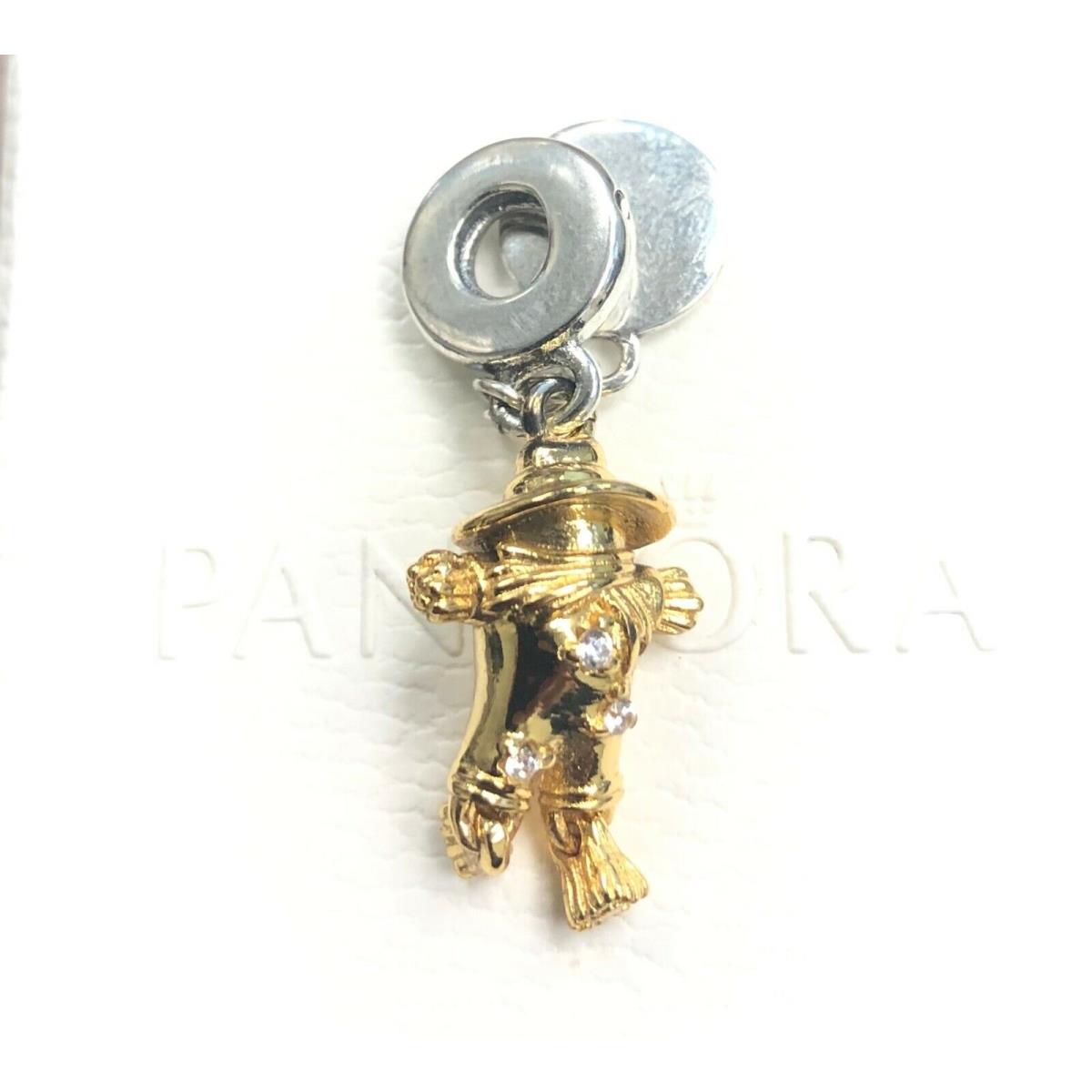 Pandora Shine 18k Guardian Scarecrow Dangle Charm 767629CZ +free Gift Box +tag