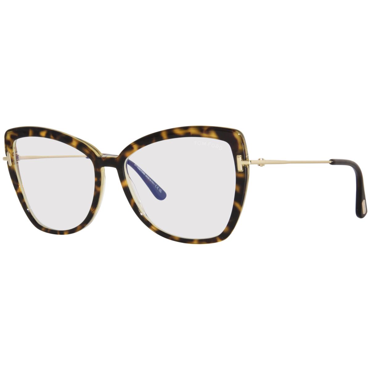 Tom Ford TF5882-B 056 Eyeglasses Women`s Dark Tortoise Full Rim 55mm