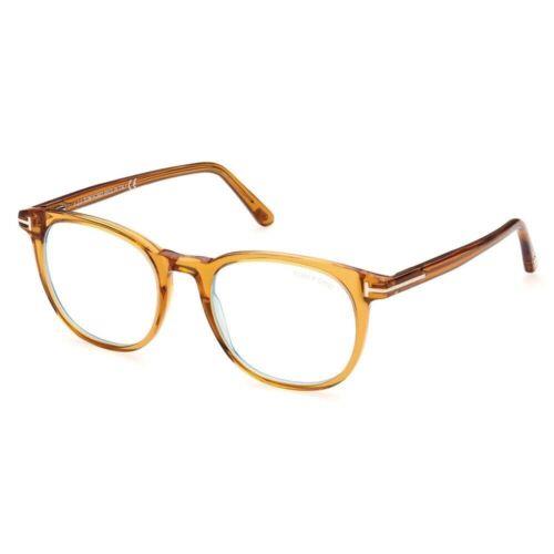 Tom Ford FT5754-B 041 Transparent Honey 53mm Eyeglasses