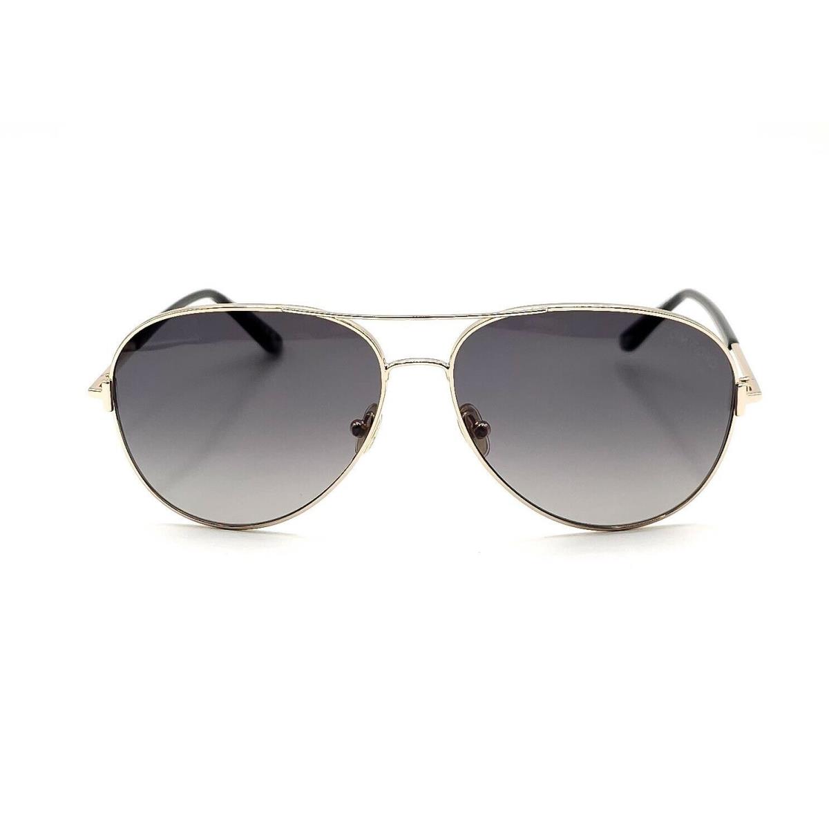 Tom Ford TF 0823 Clark Sunglasses 28D Gold/gray Gradient Polarized Lenses