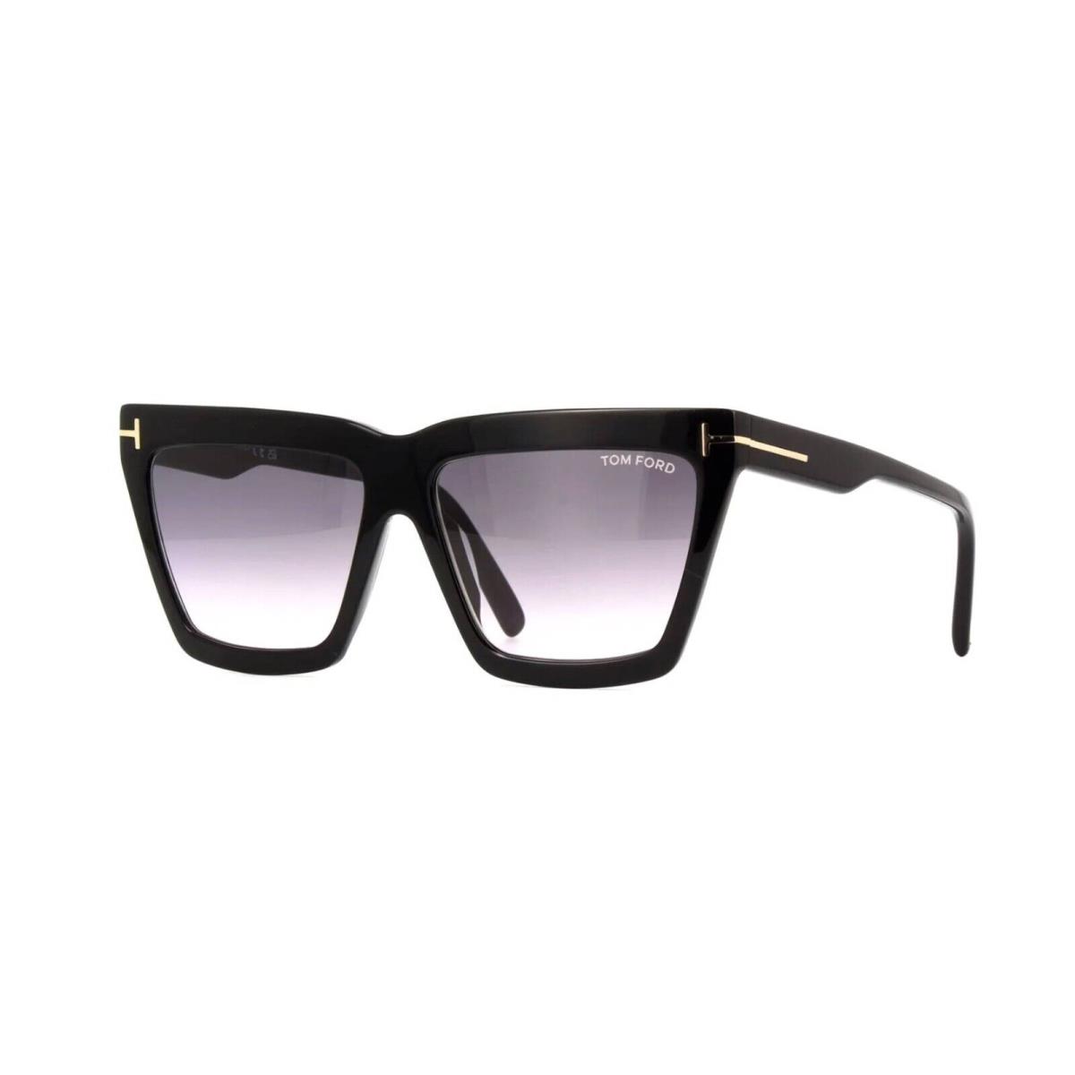 Tom Ford Eden FT 1110 Black/grey Shaded 01B Sunglasses