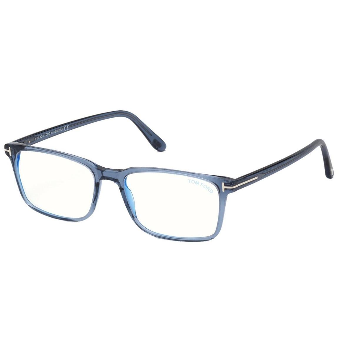 Tom Ford FT 5735-B Blue Block Blue Crystal 090 Eyeglasses