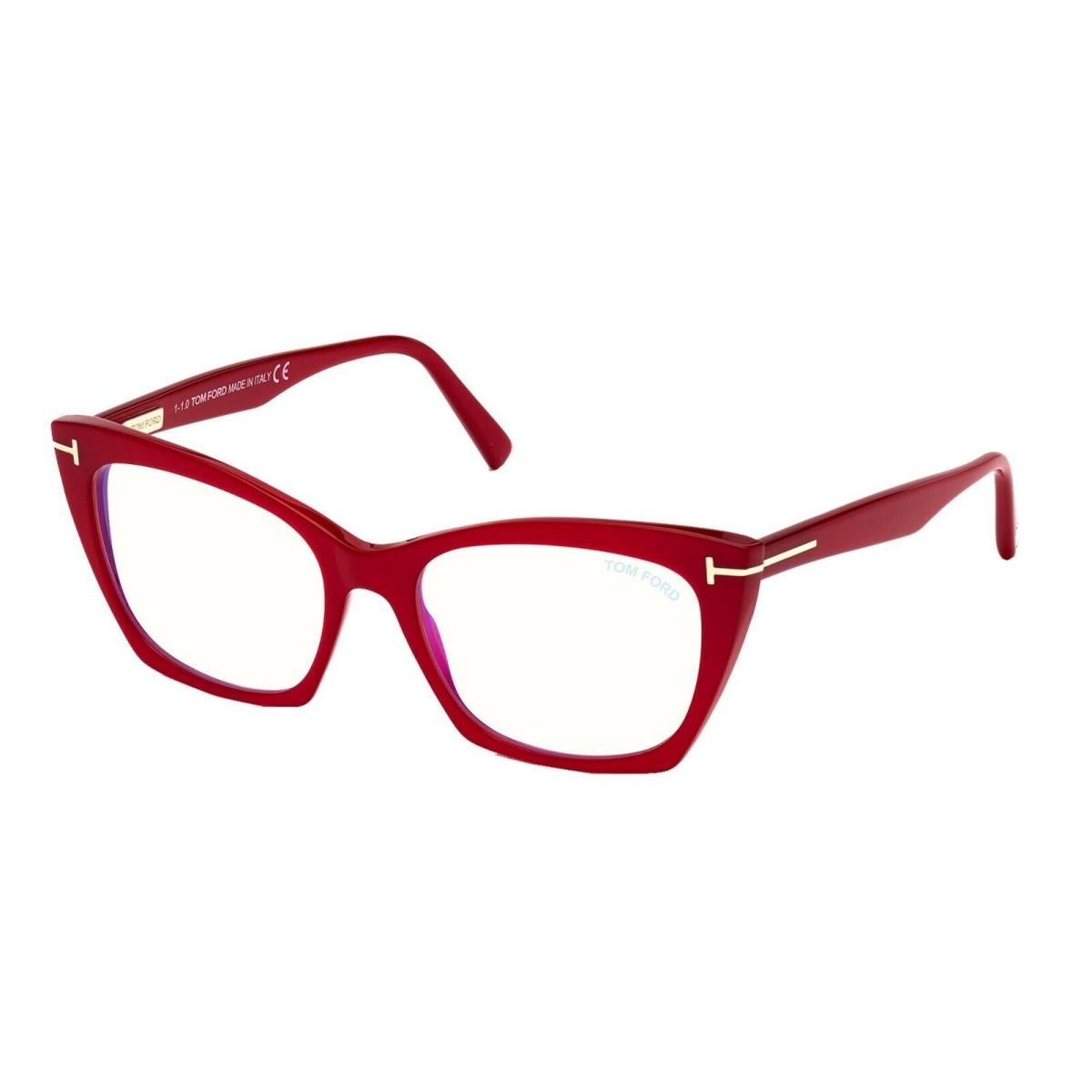 Tom Ford FT 5709-B Blue Block Shiny Pink 072 Eyeglasses