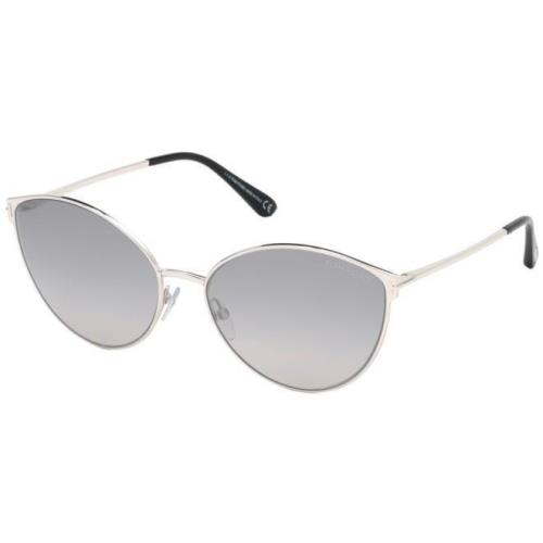 Tom Ford Zeila FT 0654 Silver/silver Mirror 18C Sunglasses