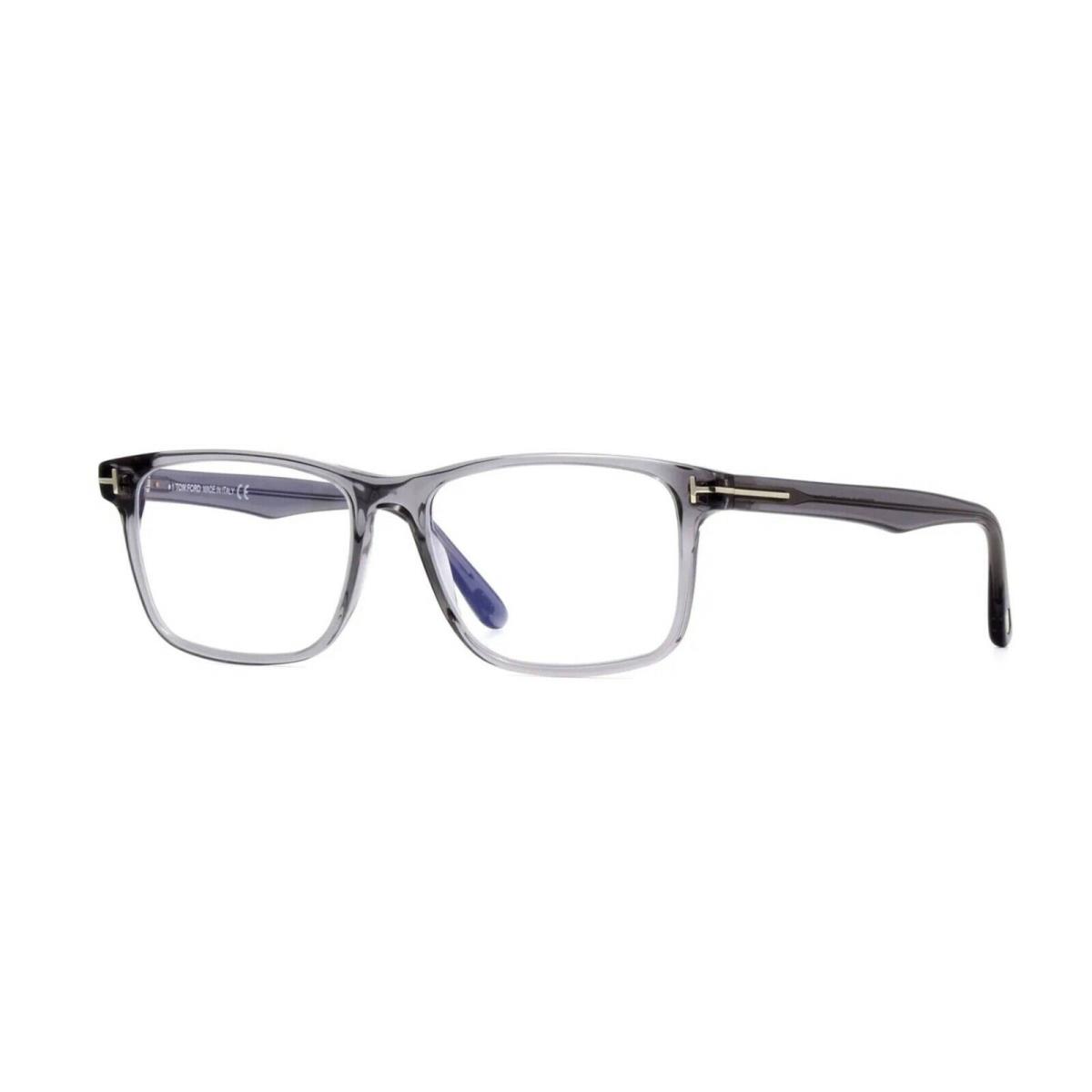 Tom Ford FT 5752-B Blue Block Transparent Grey/blue Filter 020 Eyeglasses