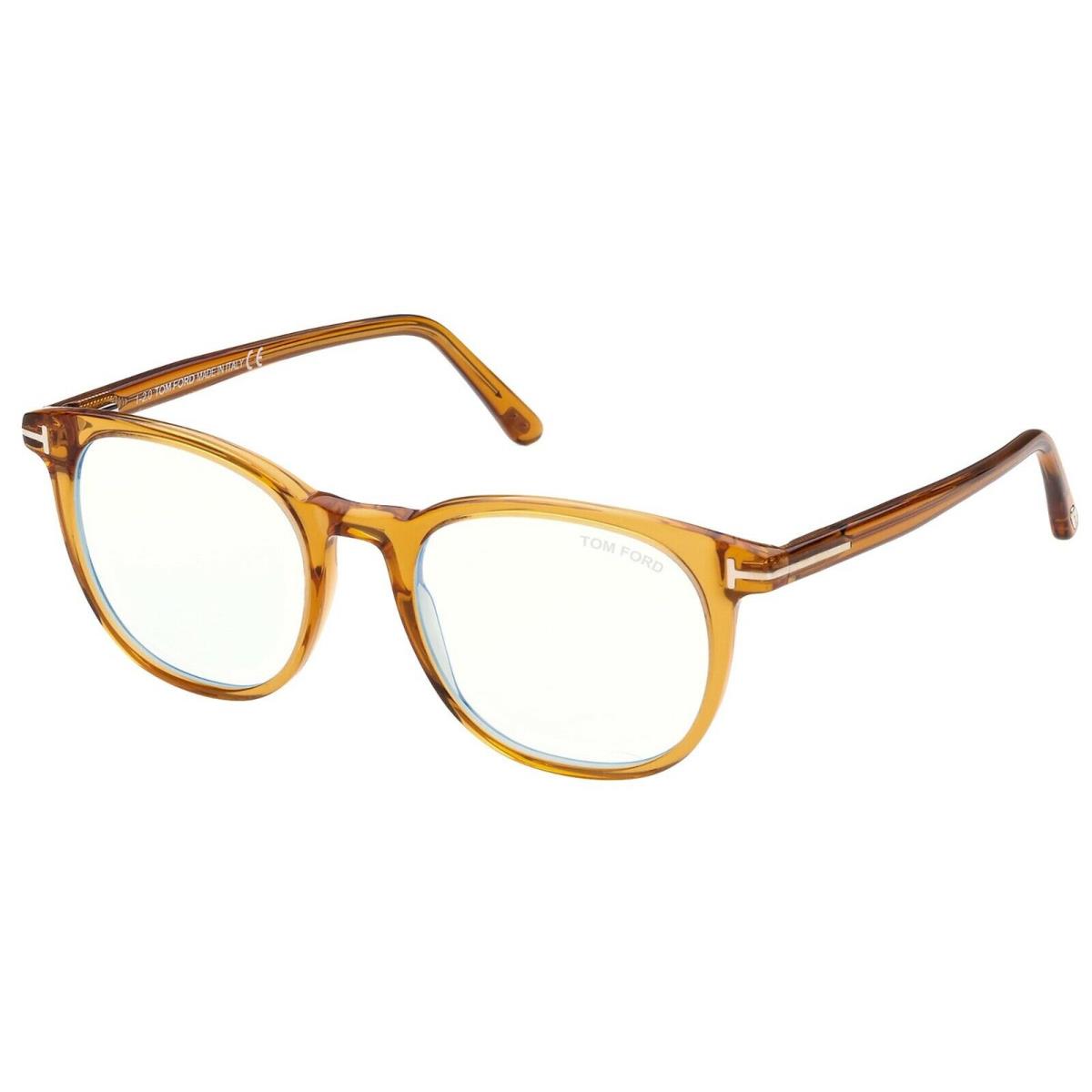 Tom Ford FT 5754-B Blue Block Transparent Yellow/blue Filter 041 Eyeglasses