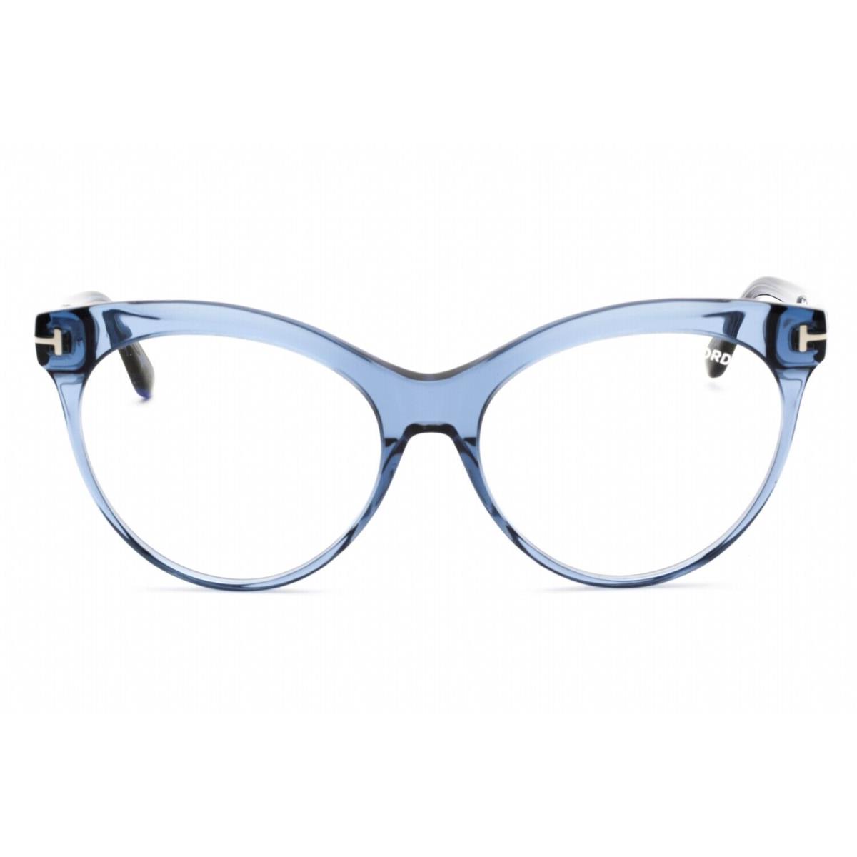 Tom Ford TF5827B-090-55 Eyeglasses Size 55mm 16mm 140mm Blue Women