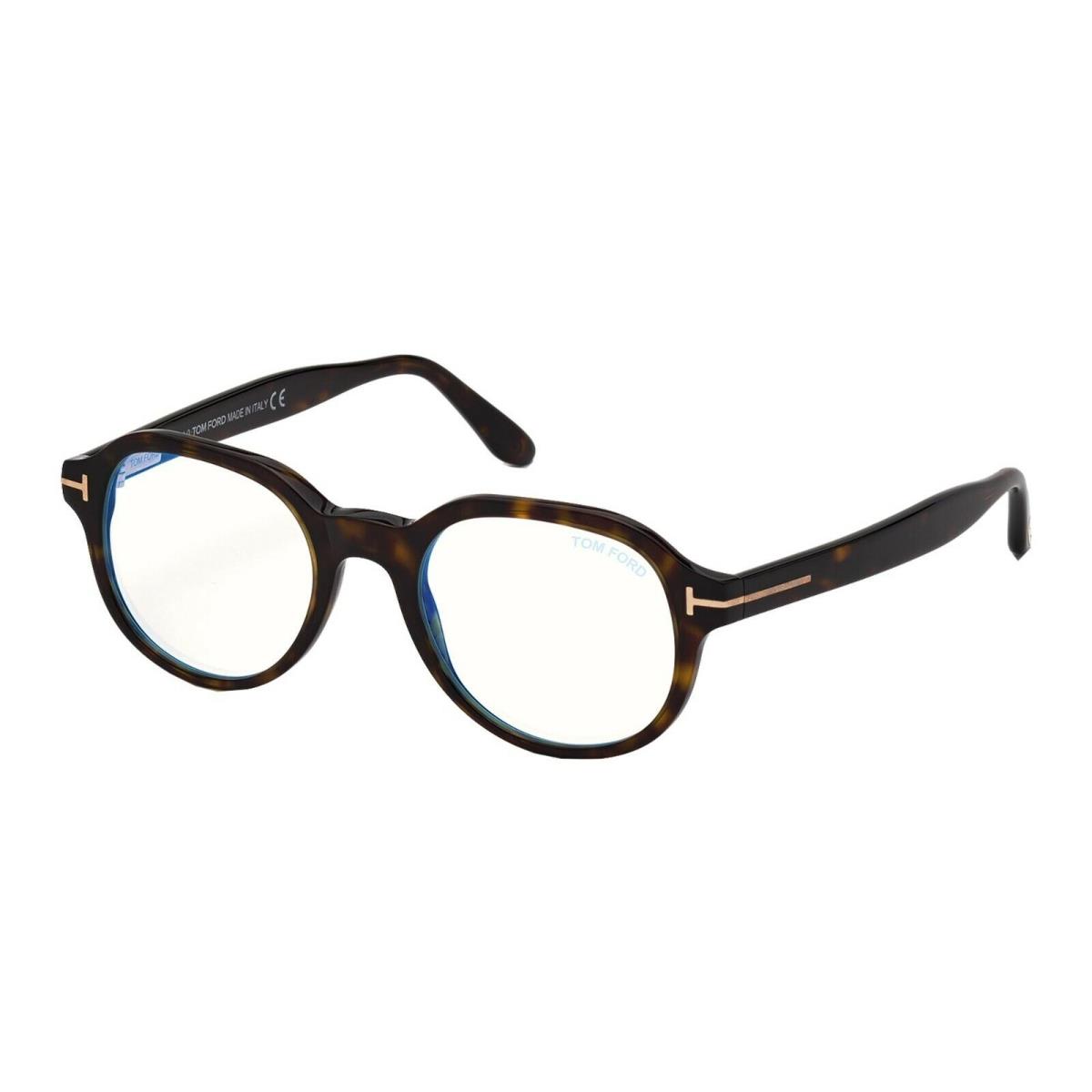 Tom Ford FT 5697-B Blue Block Dark Havana 052 Eyeglasses