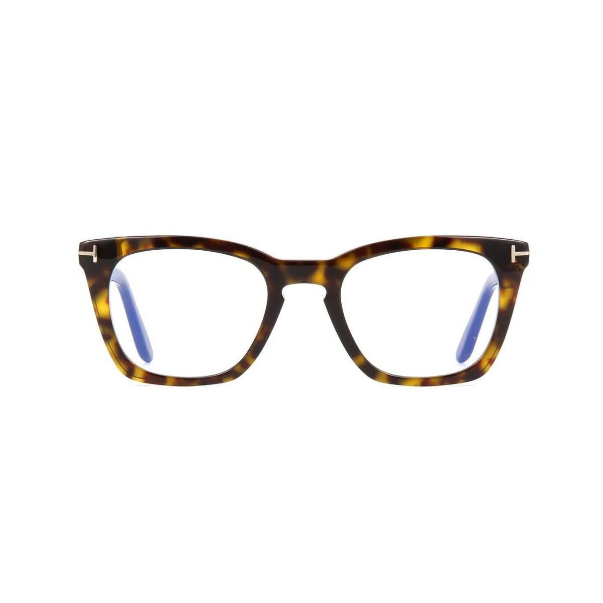 Tom Ford FT 5736-B Blue Block Dark Havana 052 Eyeglasses