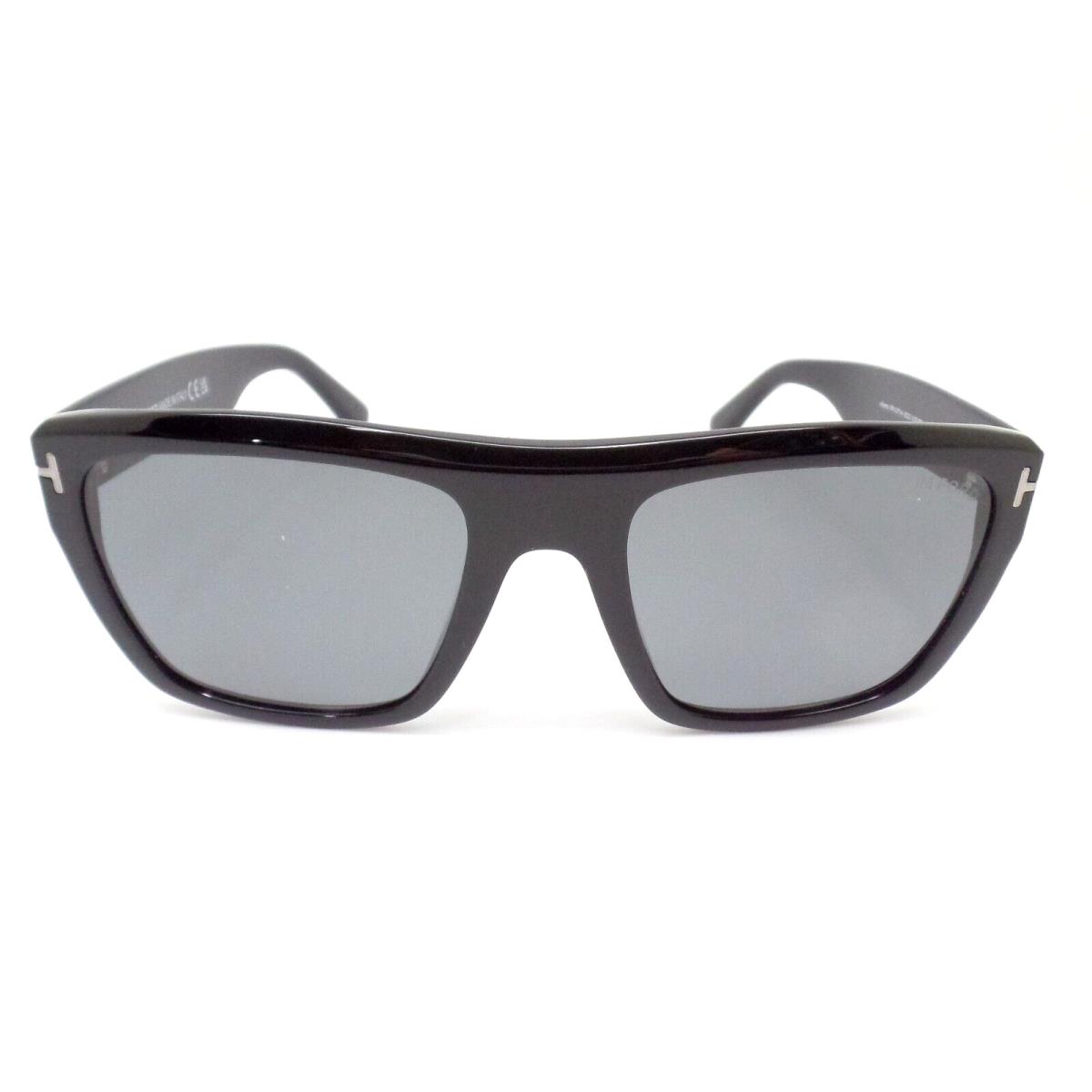 Tom Ford Alberto TF 1077-n 01D Polarized Black Grey Sunglasses