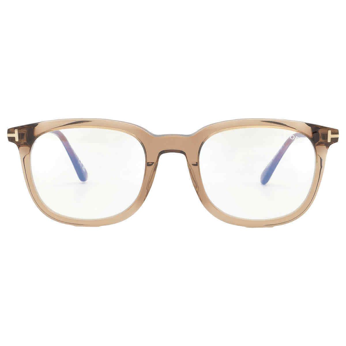 Tom Ford Blue Light Block Square Men`s Eyeglasses FT5904-B 045 50 FT5904-B 045