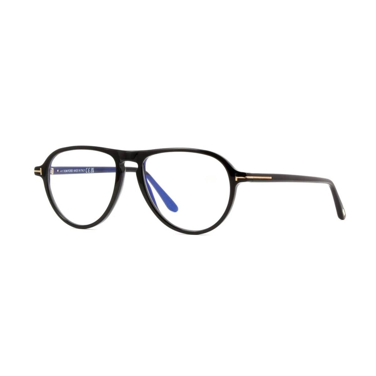 Tom Ford FT5869-B Blue Block Shiny Black 001 Eyeglasses