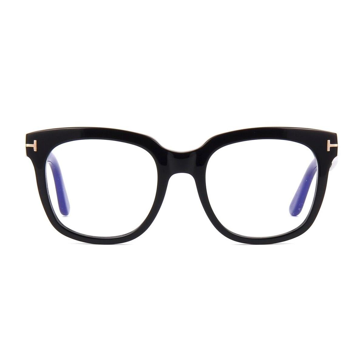 Tom Ford FT 5537-B Blue Block Black 001 Eyeglasses