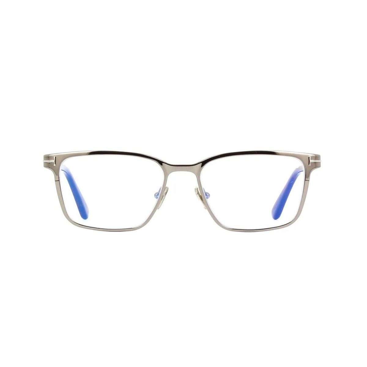 Tom Ford FT 5733-B Blue Block Shiny Gunmetal 008 Eyeglasses