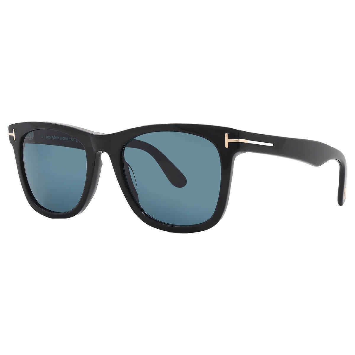 Tom Ford Kevyn Blue Green Square Men`s Sunglasses FT1099 01N 52 FT1099 01N 52