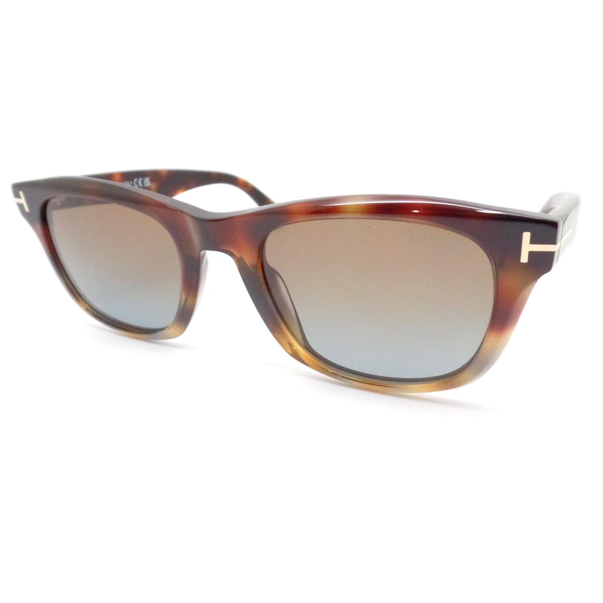 Tom Ford Kendel TF 1076 56b Coloured Havana Brown Grey Sunglasses