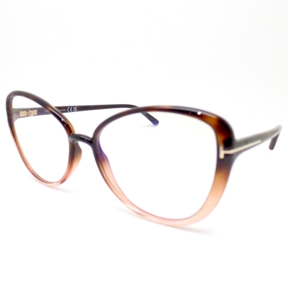 Tom Ford TF 5907 056 55mm Colored Havana Blue Block Frames