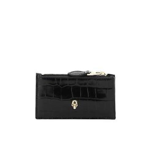 Alexander Mcqueen Skull Card Holder Pouch