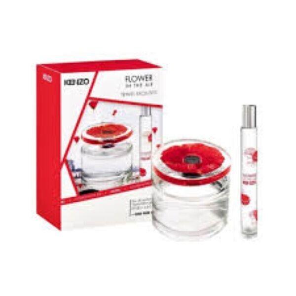 Kenzo Flower IN The Air 2pc Women Set 3.4oz Edp Spr + 15ml Spr Pen Mini New