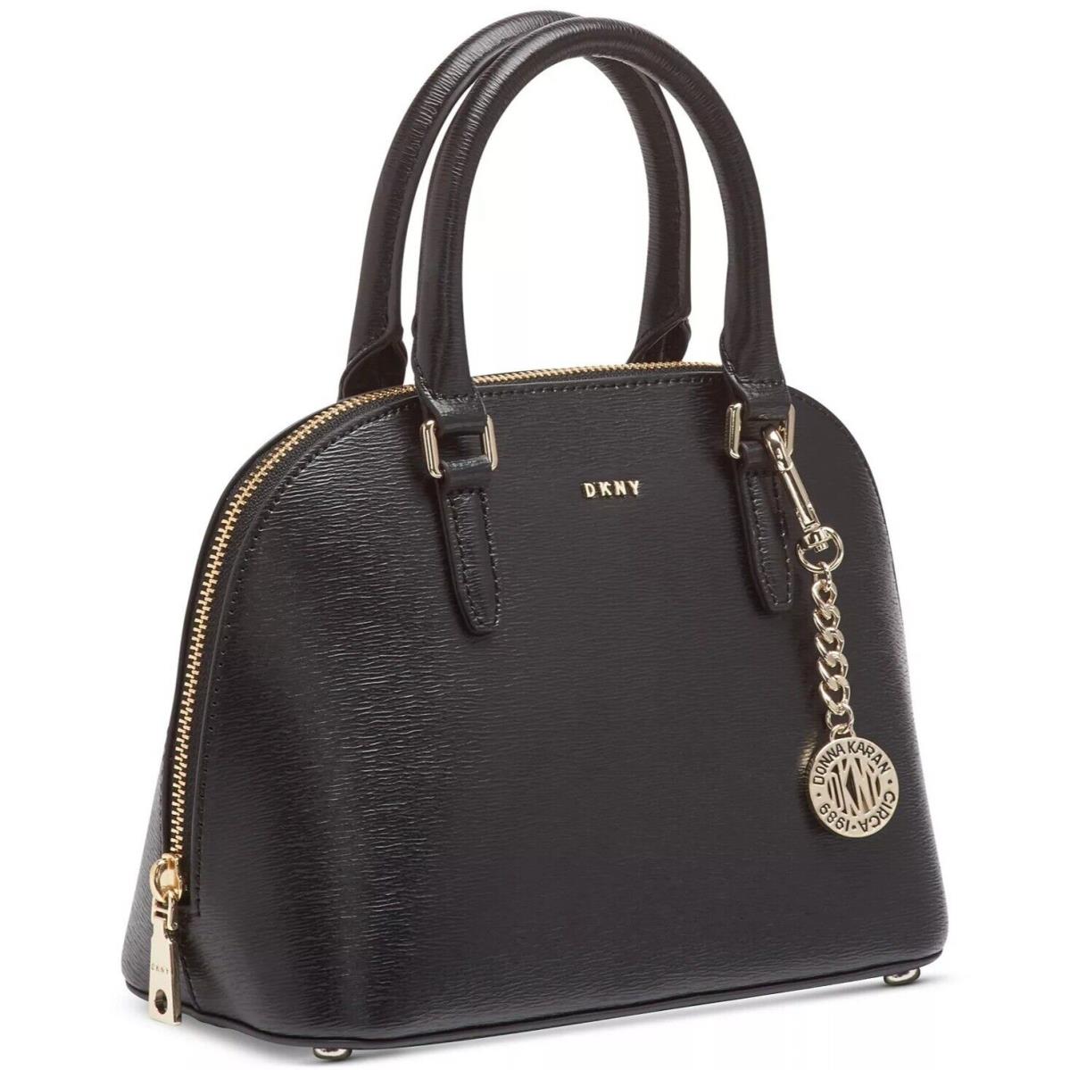 Dkny Bryant Dome Satchel with Convertible Strap Black