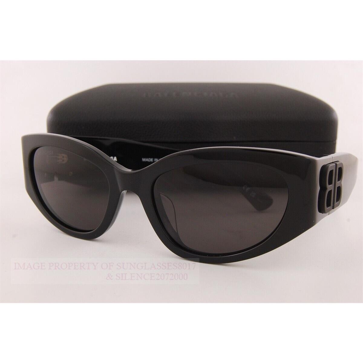 Balenciaga Sunglasses BB 0324/SK-001 Black/dark Grey For Women